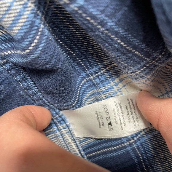 Jachs Mens Medium Button Down Blue - Picture 8 of 9